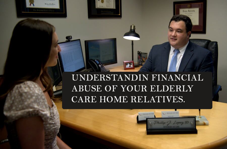 elderly care home financial abuse.