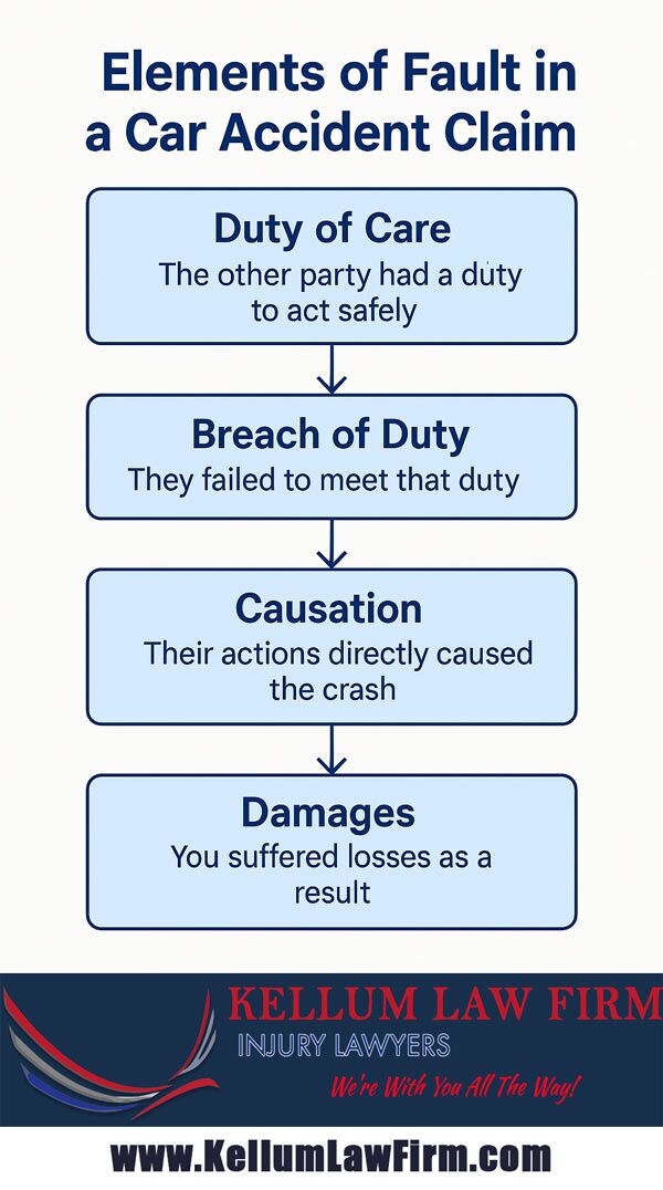 Car accident claims guide and establishing fault