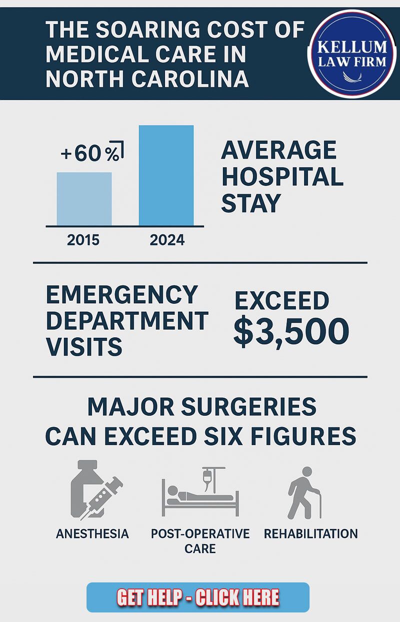 Rising cost of medical care in North Carolina and how a personal injury attorney can help you recover those costs