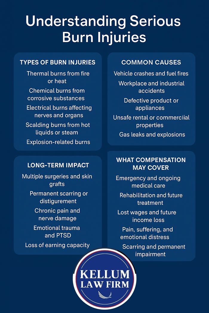 Burn injuries - Legal recourse