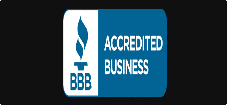 A BBB Accredited Business with a 5- star Rating